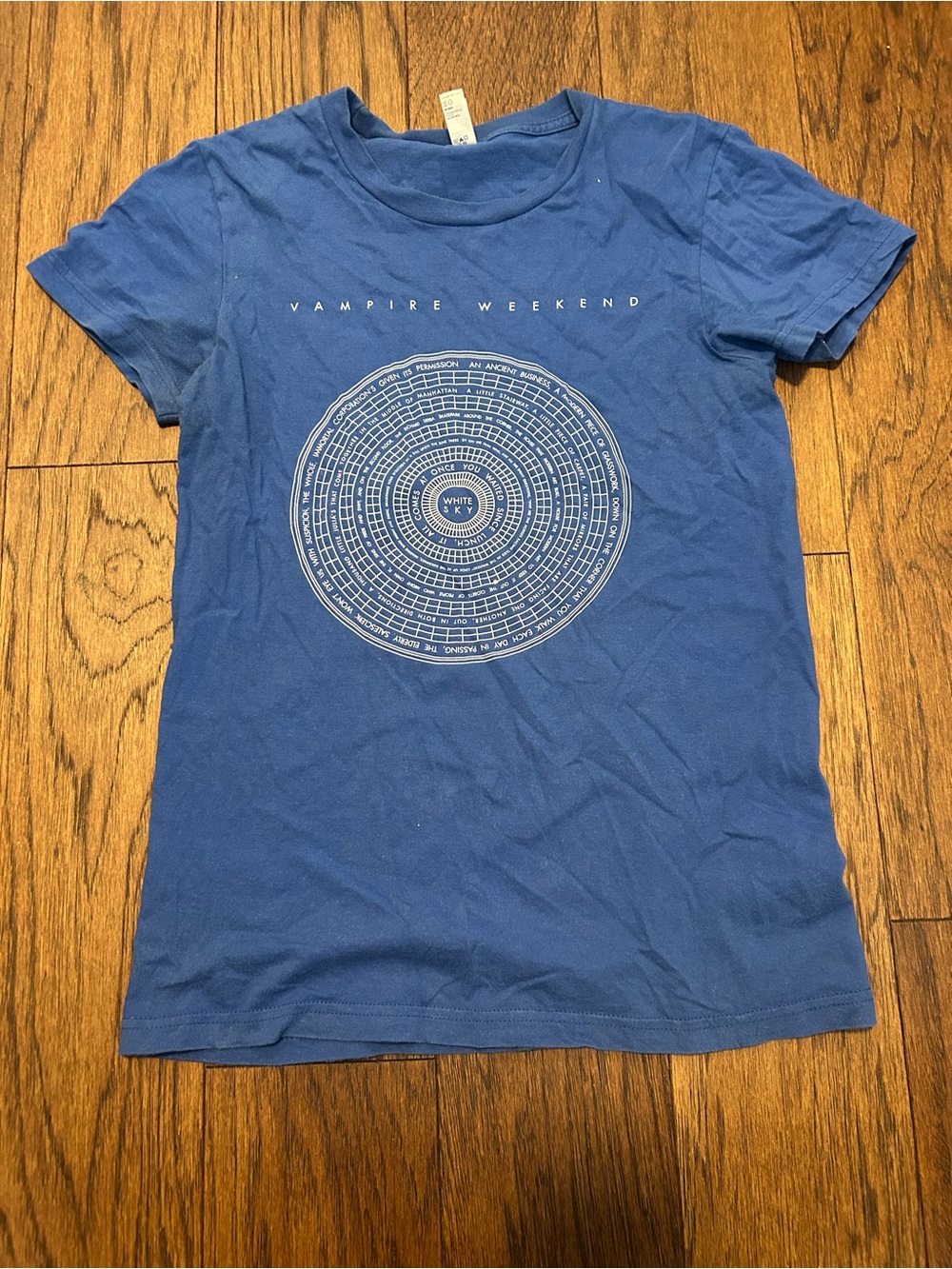 American Apparel Vampire Weekend White Sky T-Shirt